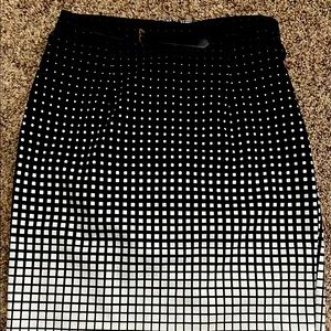 Ombré style pencil skirt